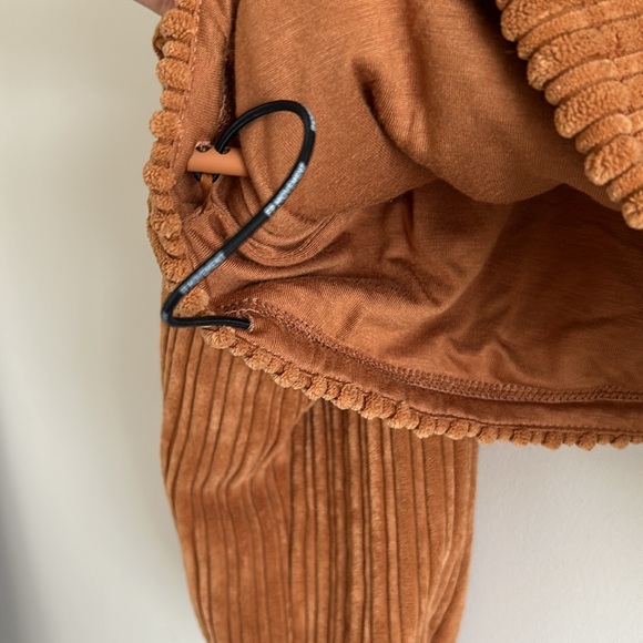 Free People FP MOVEMENT Bring The Heat Corded Corduroy Pullover Top XS - Picture 8 of 11